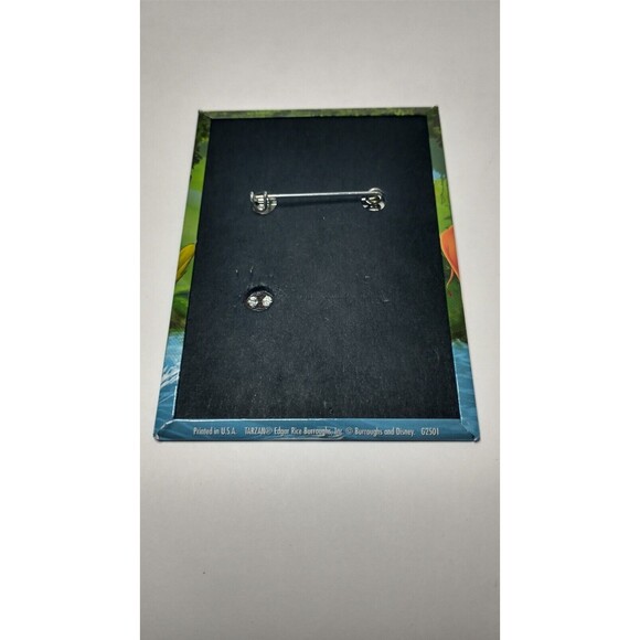 2002 Disney Tarzan & Jane Film  3 1/2" Pinback Button Promotional Advertisement - Picture 2 of 2